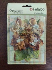 Lot 3 Petaloo Flora Botanica Sugared Blooms Collection 2″ Flowers #33