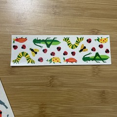 Vintage Mrs. Grossman‘S Sticker Strips,6 Total Outdoor Birds, Bees, Bugs,&Leaves