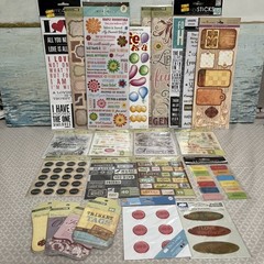 Quote Stickers & Rub-on For Scrapbooking Lot Of 23 Packs