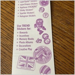 1998 Trend Awesome Animals Stickers T-47112 NOS Applause 2 Sheets MN Seal