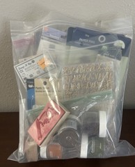 Scrapbook Card Making Embellishment Lot Pins Letters Stickers Buttons More
