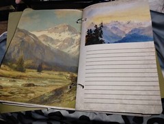 In The Mountains Junk Journal Scrapbook USA Seller