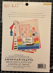 Crate Paper HOORAY! 6×8 Paper, Ephemera, 6×12 Stickers, Thickers, Puffy PARTIALS