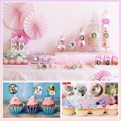 UVUXO 600 Pcs Cat and Dog Stickers for Kids- 1.5 Inch Round Sticker Roll 16