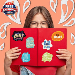 100Pcs Motivational & Inspirational Stickers for Teens Adults, Positive Affirmat