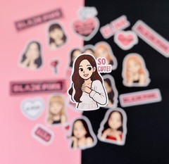 Blackpink Kpop Stickers 20pcs Unique Vinyl Decals Scrapbook Journal Water Bottle