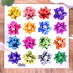 Violette Stickers – Present Bows – 1 Gift Wrapping Sticker Sheet – Stationery