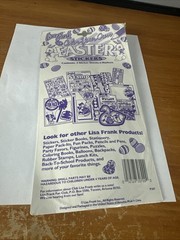Vintage 90’s Lisa Frank Color Your Own Easter Stickers Bunny Eggs New Sealed