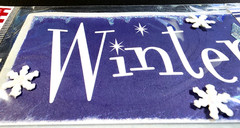 Fresh Winter Snowflakes Glitter Accents Paper Bliss Sticker 2006 NOS