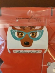 Mrs. Grossman’s Furry Fox Sticker Friend, Sticker roll & dispenser 44+ stickers!