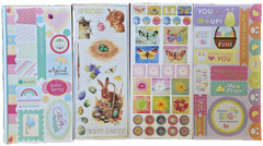 Huge Vintage 90s Scrapbook Embellishments Spring Easter Jolee’s Sticko Sandylion