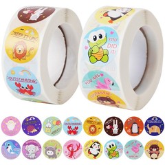 KELOOF Reward Stickers 1000 Pcs 1″ Diameter