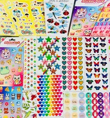 729+ Theme STICKERS! Animals Hearts Stars Rainbows Unicorns Princess Superheroes