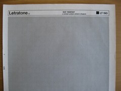 .1 x Letraset Letratone Sheet LT190 (p)