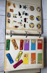 VTG 80s STICKER ALBUM 22 Double Sided Pages Scratch & Sniff – Star Wars & More!
