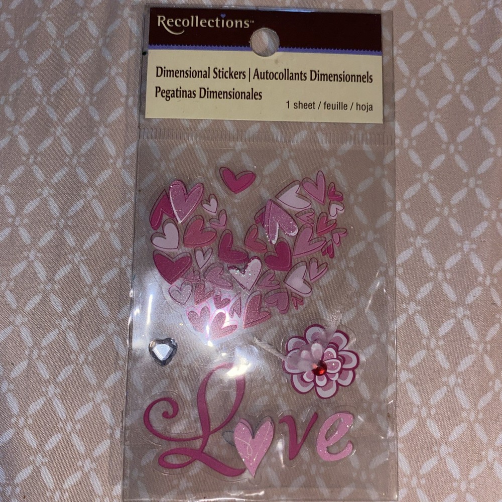 Recollections~Hearts~Dimensional Stickers