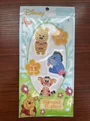 Lot Of 2 Disney Winnie the Pooh Diamond Stickers Pooh Eeyore & Tigger Too SEALED