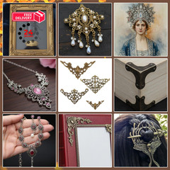 96 Pcs Metal Book Corner Protector, Decorative Photo Corners for bronze