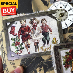 Vintage Junk Journal Items Kit Pre Cut Paper Cards Cutout Cardstock Art Aestheti