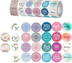 3000 Pcs Thank You Stickers,Self-Adhesive Small Stickers 1 Inch,Thank You Labels
