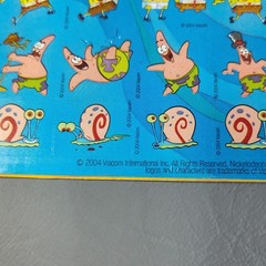 Vintage SpongeBob SquarePants Stickers AG Stickety-Doo-Da Emoji Faces Patrick
