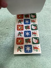 Paper Magic Company Holiday 8 Sheets 168 Stickers Vintage New