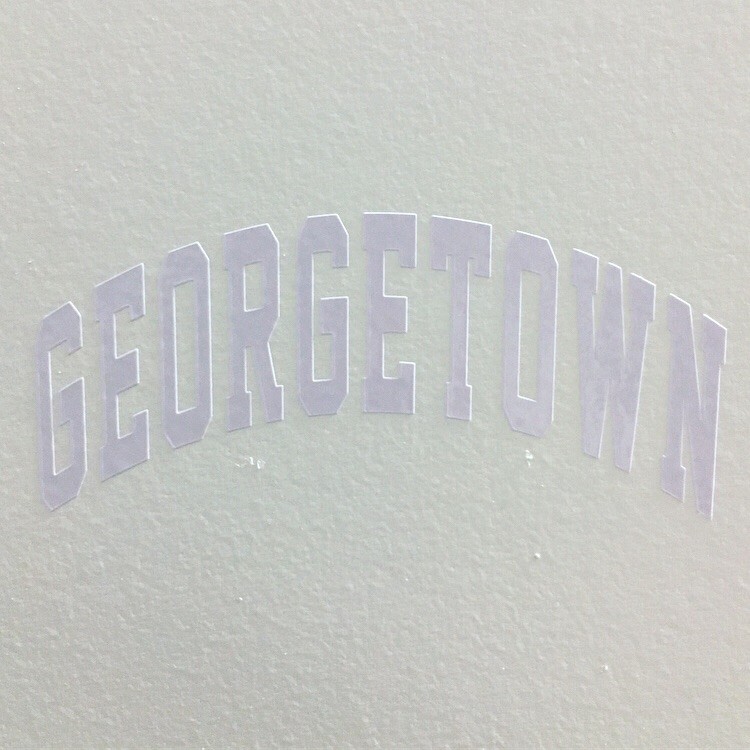 “Georgetown” Brandy Melville Sticker