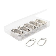 Silver Paper Clips, Jumbo/Large, Non-Skid and Smooth, 50 Clips/Box Silver
