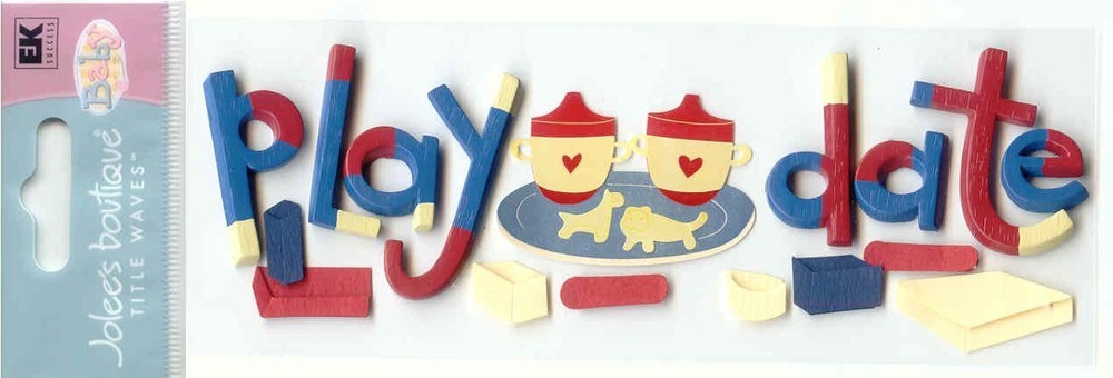 Vintage Jolee’s PLAY DATE Title Waves Baby Collection 66916 FAST FREE ship!