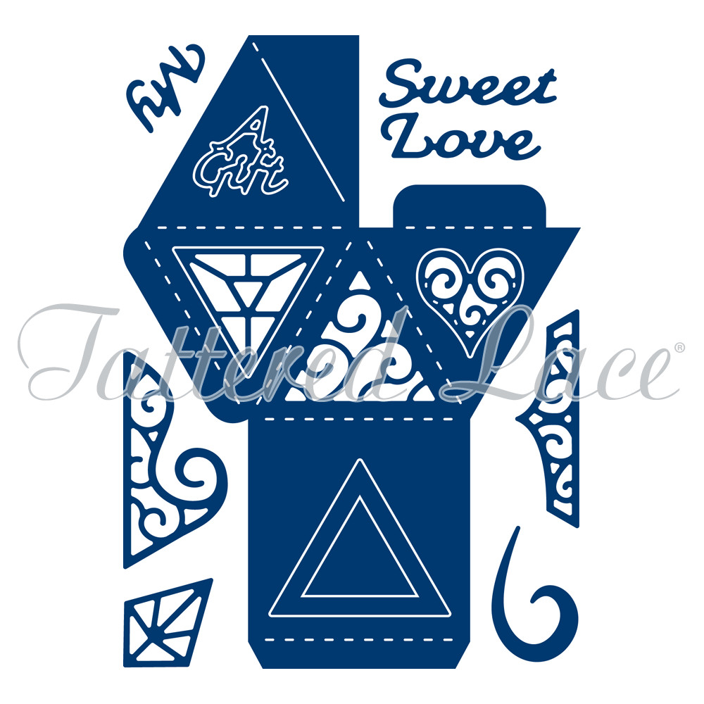 #129 Tattered Lace Dies By Stephanie Weightman MINI PYRAMID