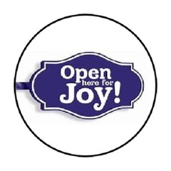 48 Open here for Joy !! ENVELOPE SEALS LABELS STICKERS 1.2″ ROUND