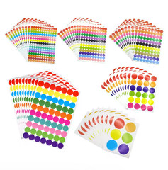 Colorful Round Dot Stickers Polka Circle Labels Crafts Office Classroom DIY