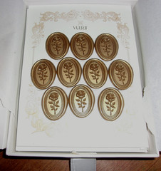 50 Pcs Antique Gold Wax Seal Stickers Self- Adhesive Wedding Invitation Seal …