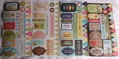 3Birds Let The Moment Stick – Set Of 40 Stickers Sheets 6″x12″ /542