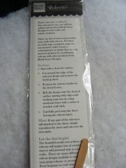2002 VTG Words & Borders Frost Blvd Rub-on Sentiments Text Phrase Heidi Grace