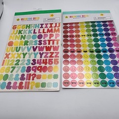 Craft Sticker Lot – Foam Shapes, Smiley Faces, Stars, Alphabet & Reward Stickers