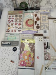 Vintage Scrapbook Sticker Lot of 13 Rare Various Brands Nostalgic See Photos New