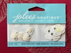 YOU CHOOSE – NEW – SMALL JOLEE’S FLOWERS & LEAVES EMBELLISHMENTS RARE & RETIRED