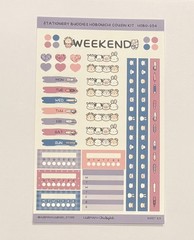 Hubman and Chubgirl Stationary Buddies Hobonichi Cousin Kit Weekly NEW