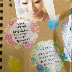 Mind Wave Washi Flowers Foil Stamping Write-On Flake Stickers/Sakura
