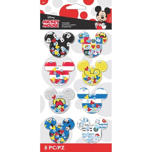Disney Mickey Mouse Head Icon World Disneyland Shaker Box Stickers