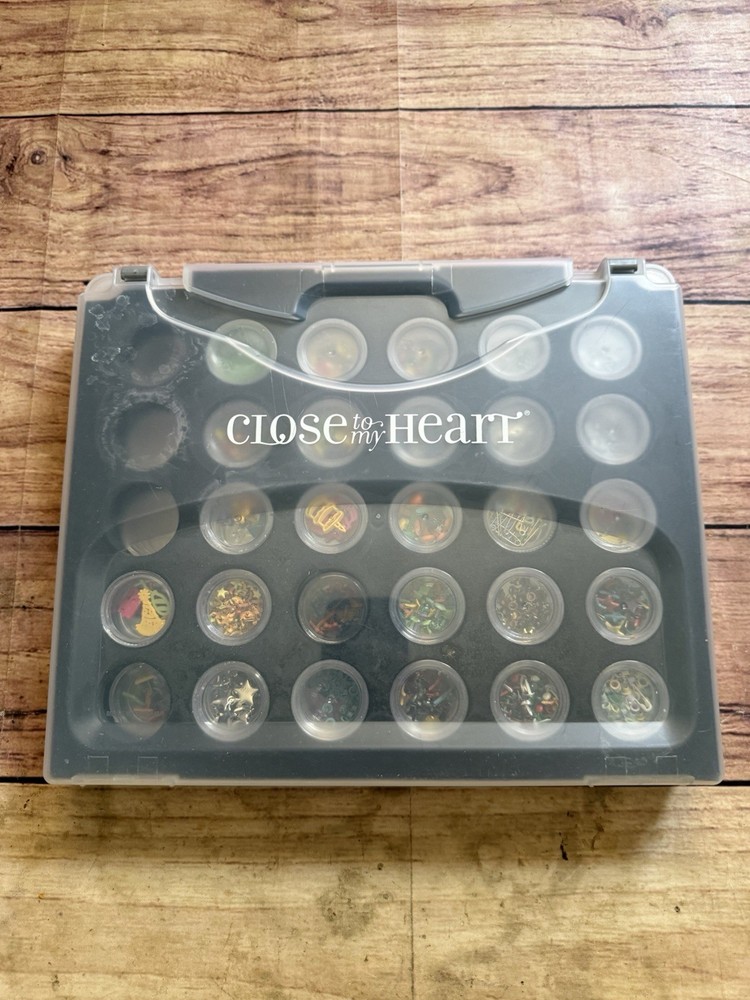 Close to my Heart Embellishment Storage Container Embellishments 52 Total Read