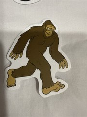 Lot of 10 Assorted Outdoor Bigfoot Sasquatch Yeti Swamp Ape Believe Stickers