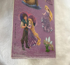 New Sealed 2016 Hallmark Disney Princess Tangled Rapunzel Glitter Stickers *READ