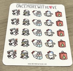 Once More With Love ❤️ Holiday Shopping Madness 2.0 Sticker Sheet OMWL Stickers
