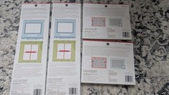 Martha Stewart Crafts 2 Adhesive Border & 2 6.75×4.74 pads Christmas Foil Accent