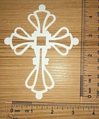 ✝️ 10 CROSS ✝️cardstock paper die cut embellishments