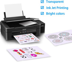 Printable Transparent Sticker Paper, Premium Clear Sticker Paper 8.5″ X 11″ (25