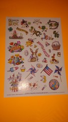 Mary Engelbreit Sticker Sheet Easter St Patrick Patriotic Cute Craft Scrapbook