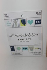 The Paper Studio Stick-a-bilities – Baby Boy – 8 sheets – 181 pc